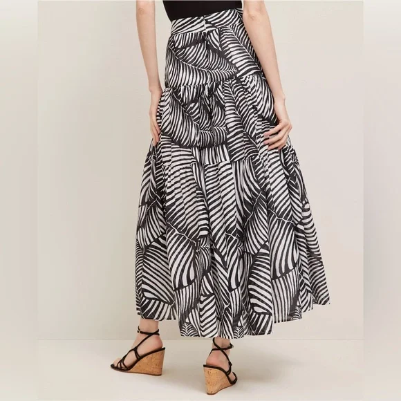 NWT Ann Taylor Tiered Full Skirt - Picture 2 of 3